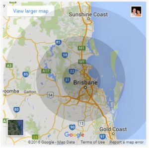 Seqel Electrical Contractor South East Queensland Map